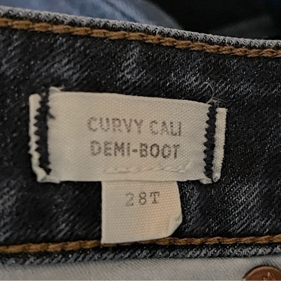 Madewell Curvy Cali Demi-Boot Jeans | Tierney Wash | Women’s 28 Tall High Rise - Picture 8 of 13